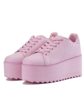 YRU Bubblegum Pink Platform Sneakers